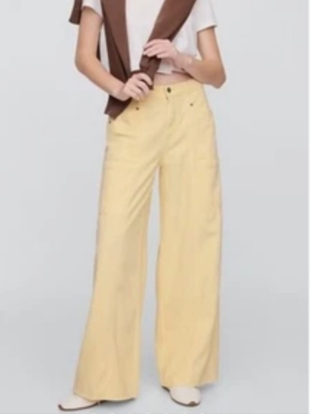 Gap Super Soft Mid Rise Baggy Utility Jeans